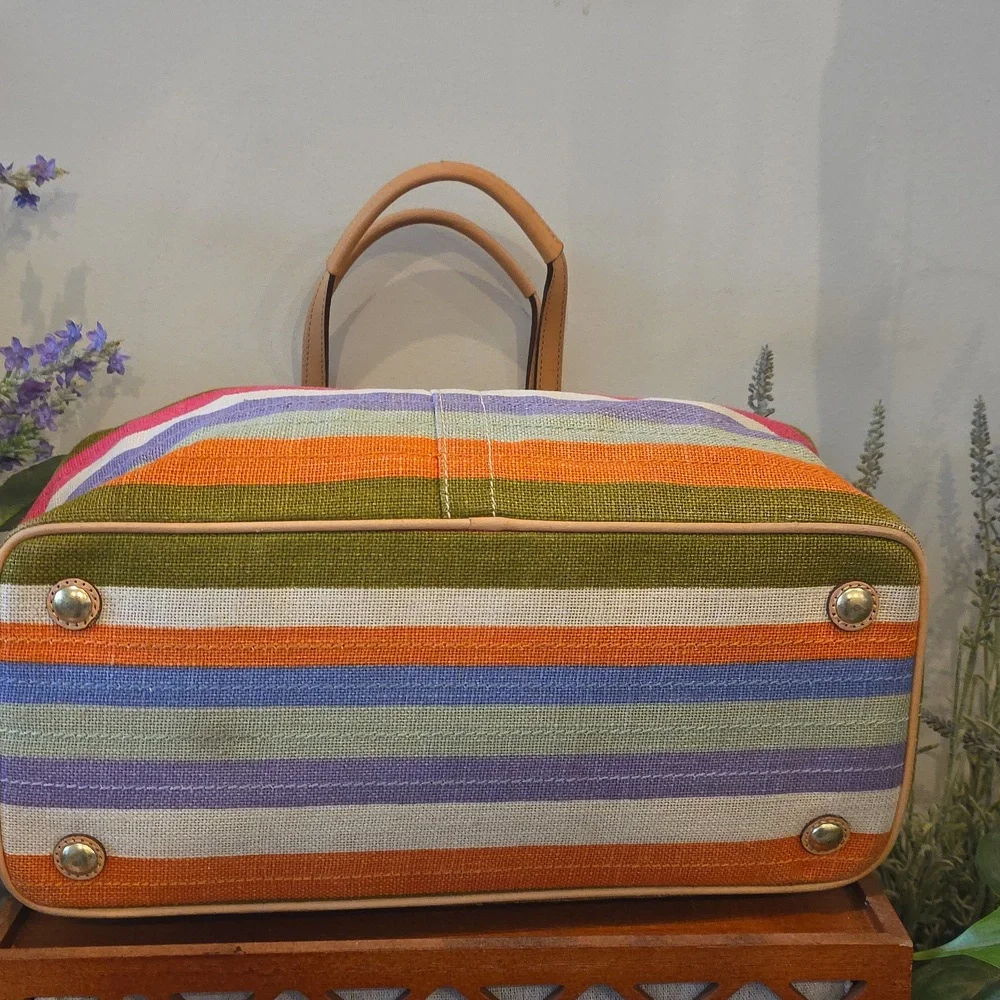 Coach HAMPTONS 10TH ANNIVERSARY ARCHIVE EDITION VACHETTA AND CANVAS 2 PC SET - Picture 6 of 14